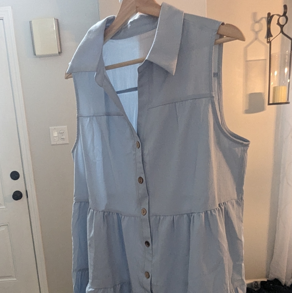 Shein, women's blue dress, size xl